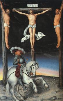 盧卡斯 伊爾 韋基奧 尅拉納赫 The Crucifixion with the Converted Centurion 盧卡斯 伊爾 韋基奧 尅拉納赫 The Crucifixion with the Converted Centurion